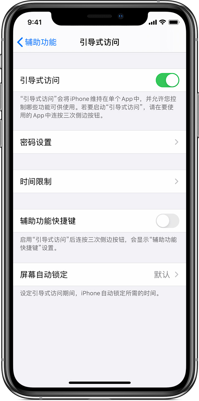 振安苹果手机维修分享如何在 iPhone 上退出引导式访问 