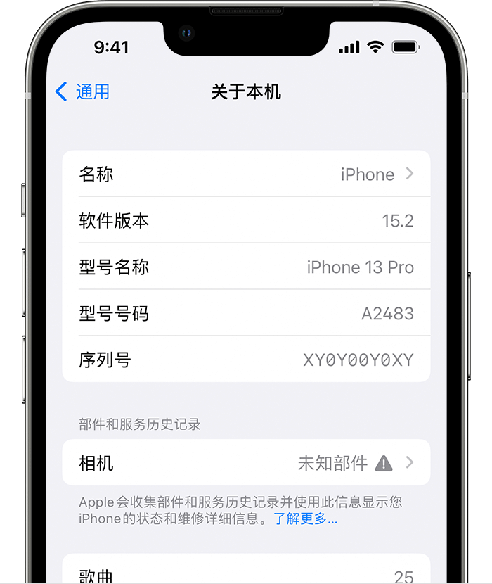 振安苹果维修分享iPhone 出现提示相机“未知部件”是什么原因？ 