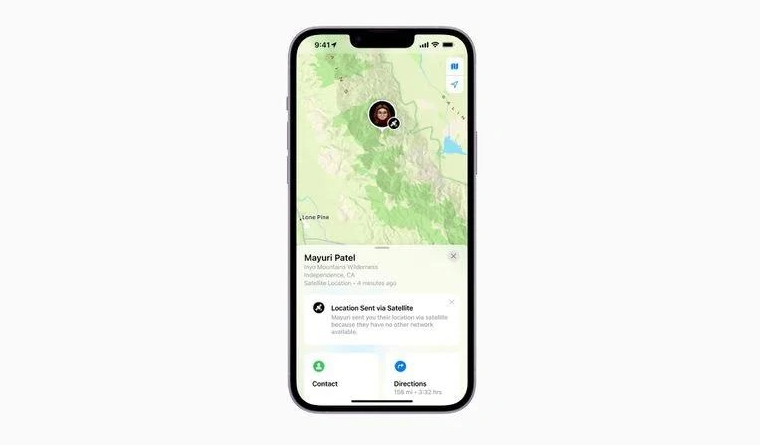 振安苹果14维修分享iPhone14系列中 FindMy功能通过卫星分享位置方法教程 