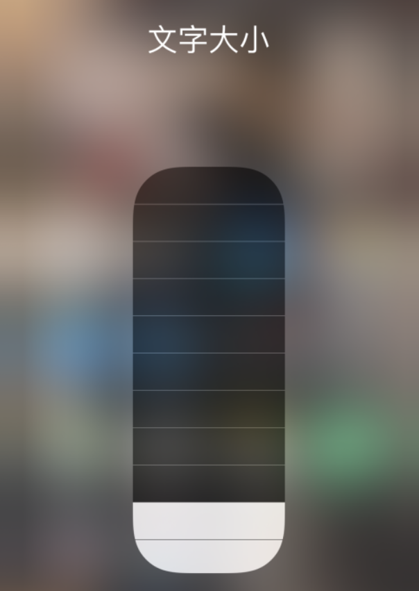 振安苹果手机维修分享小技巧：在 iPhone 控制中心快速调节字体大小 
